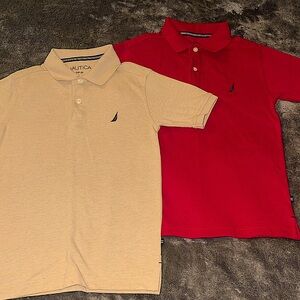 Boys Nautica polo style shirts. Sold together. Sz.8